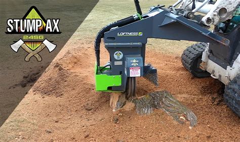 lowflow skid steer stump grinder|Loftness® Introduces Stump Grinder Attachment for Low.